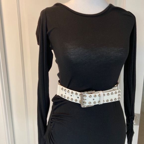 Michael Kors Leather Studded Belt - Picture 7 of 12